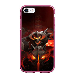 Чехол iPhone 7/8 матовый Chaos Knight: Fire