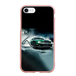 Чехол iPhone 7/8 матовый Призрачный Ford Mustang