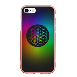 Чехол iPhone 7/8 матовый Coldplay Colour