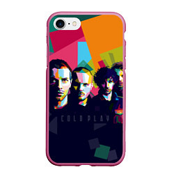 Чехол iPhone 7/8 матовый Coldplay