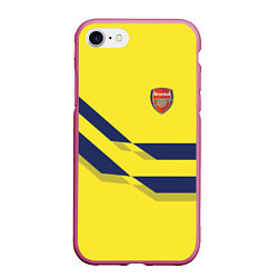 Чехол iPhone 7/8 матовый Arsenal FC: Yellow style
