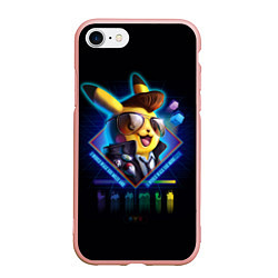 Чехол iPhone 7/8 матовый Retro Pikachu