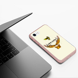 Чехол iPhone 7/8 матовый Imagine Dragons S+M, цвет: 3D-светло-розовый — фото 2
