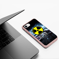 Чехол iPhone 7/8 матовый S.T.A.L.K.E.R: Леха, цвет: 3D-светло-розовый — фото 2