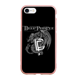 Чехол iPhone 7/8 матовый Deep Purple: Dark Dragon