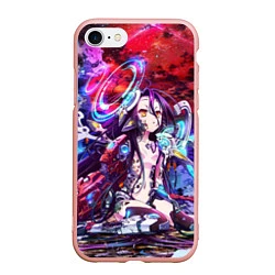 Чехол iPhone 7/8 матовый No Game No Life Zero, цвет: 3D-светло-розовый