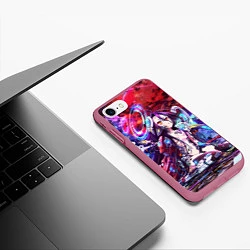 Чехол iPhone 7/8 матовый No Game No Life Zero, цвет: 3D-малиновый — фото 2