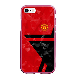 Чехол iPhone 7/8 матовый FCMU: Red & Black Star