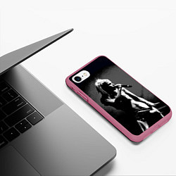 Чехол iPhone 7/8 матовый Йоланди Фиссер, цвет: 3D-малиновый — фото 2