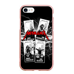 Чехол iPhone 7/8 матовый Metallica Band