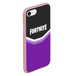 Чехол iPhone 7/8 матовый Fortnite Violet, цвет: 3D-баблгам — фото 2