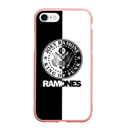 Чехол iPhone 7/8 матовый Ramones B&W