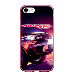 Чехол iPhone 7/8 матовый NFS: Payback Speed, цвет: 3D-малиновый