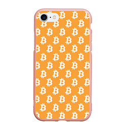 Чехол iPhone 7/8 матовый BTC Pattern