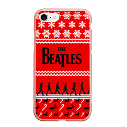 Чехол iPhone 7/8 матовый The Beatles: New Year