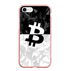 Чехол iPhone 7/8 матовый Bitcoin: Poly Style