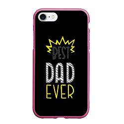 Чехол iPhone 7/8 матовый Best Dad Ever