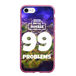 Чехол iPhone 7/8 матовый Fortnite: 99 Problems