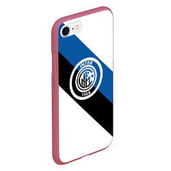 Чехол iPhone 7/8 матовый FC Inter: W&B&G, цвет: 3D-малиновый — фото 2