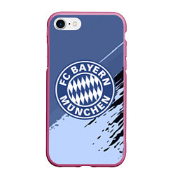 Чехол iPhone 7/8 матовый FC Bayern Munchen: Abstract style