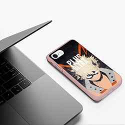 Чехол iPhone 7/8 матовый Bacugou - My Hero Academia, цвет: 3D-светло-розовый — фото 2