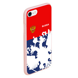 Чехол iPhone 7/8 матовый Russian Style, цвет: 3D-светло-розовый — фото 2