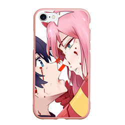 Чехол iPhone 7/8 матовый Darling in the FranXX