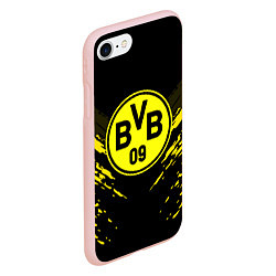 Чехол iPhone 7/8 матовый Borussia FC: Sport Fashion, цвет: 3D-светло-розовый — фото 2