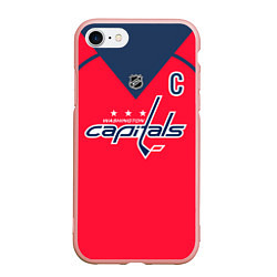 Чехол iPhone 7/8 матовый Washington Capitals: Ovechkin Red