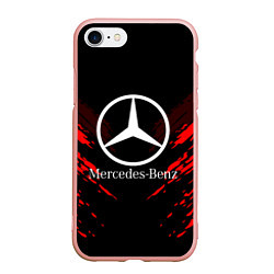 Чехол iPhone 7/8 матовый Mercedes-Benz: Red Anger