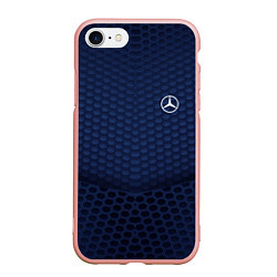 Чехол iPhone 7/8 матовый Mercedes: Sport Motors, цвет: 3D-светло-розовый