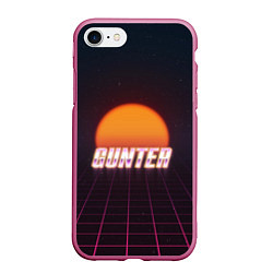 Чехол iPhone 7/8 матовый Vapor Gunter, цвет: 3D-малиновый
