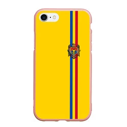 Чехол iPhone 7/8 матовый Молдавия: лента с гербом