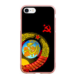Чехол iPhone 7/8 матовый Герб СССР