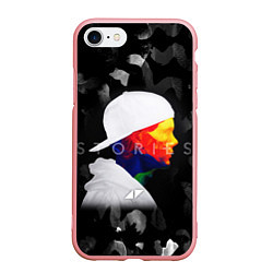 Чехол iPhone 7/8 матовый Avicii: Stories, цвет: 3D-баблгам