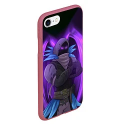 Чехол iPhone 7/8 матовый Violet Raven, цвет: 3D-малиновый — фото 2