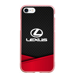 Чехол iPhone 7/8 матовый Lexus: Grey Carbon