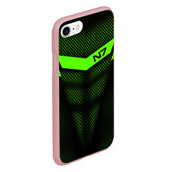 Чехол iPhone 7/8 матовый N7: Green Armor, цвет: 3D-баблгам — фото 2