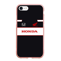 Чехол iPhone 7/8 матовый Honda Sport, цвет: 3D-светло-розовый