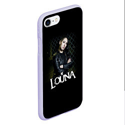 Чехол iPhone 7/8 матовый Louna: Lusine Gevorkyan цвета 3D-светло-сиреневый — фото 2