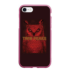 Чехол iPhone 7/8 матовый Twin Peaks: Red Owl