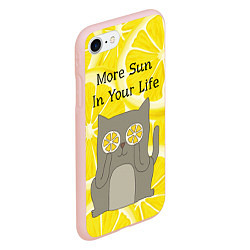 Чехол iPhone 7/8 матовый More Sun In Your Life, цвет: 3D-светло-розовый — фото 2