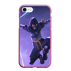 Чехол iPhone 7/8 матовый Fortnite Mythic, цвет: 3D-малиновый