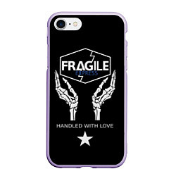 Чехол iPhone 7/8 матовый Death Stranding: Fragile Express, цвет: 3D-светло-сиреневый