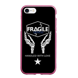 Чехол iPhone 7/8 матовый Death Stranding: Fragile Express цвета 3D-малиновый — фото 1