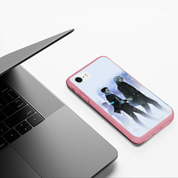 Чехол iPhone 7/8 матовый HANK & CONNOR, цвет: 3D-баблгам — фото 2
