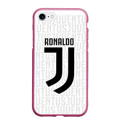 Чехол iPhone 7/8 матовый Ronaldo 7: White Sport