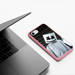 Чехол iPhone 7/8 матовый Marshmallow DJ, цвет: 3D-баблгам — фото 2