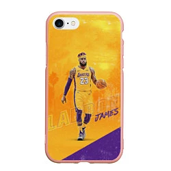 Чехол iPhone 7/8 матовый LeBron James: NBA Star