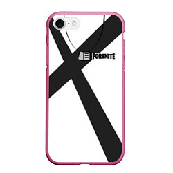 Чехол iPhone 7/8 матовый Fortnite: Гренадёр, цвет: 3D-малиновый
